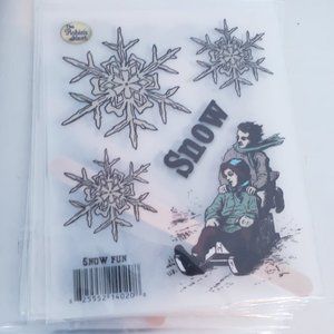 SNOW FUN Transfer Stickers Robin's Nest